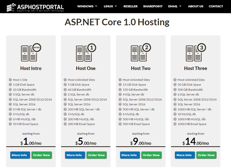 Asp net host